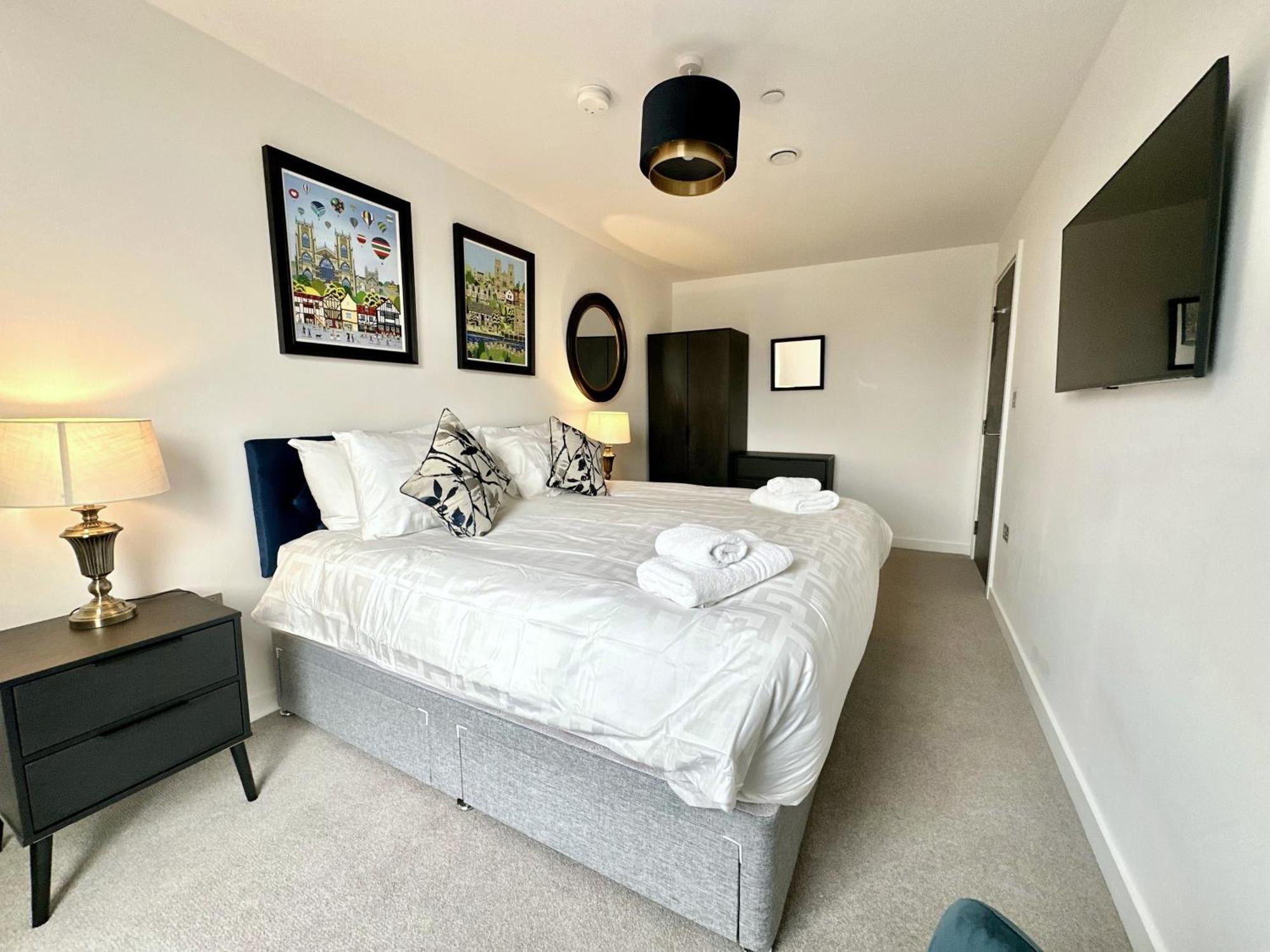 38 With Minster Views, Parking And Gym Appartement *